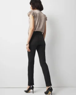 High-Rise Straight Jean*White House Black Market Hot
