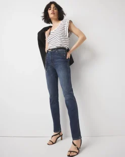 High-Rise Straight Jeans*White House Black Market Sale