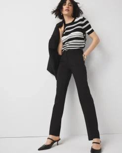 High-Rise Straight Pant*White House Black Market Fashion