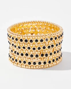 Jet Stone Stretch Bracelet*White House Black Market Sale