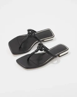 Knotted Flat Sandal*White House Black Market Discount