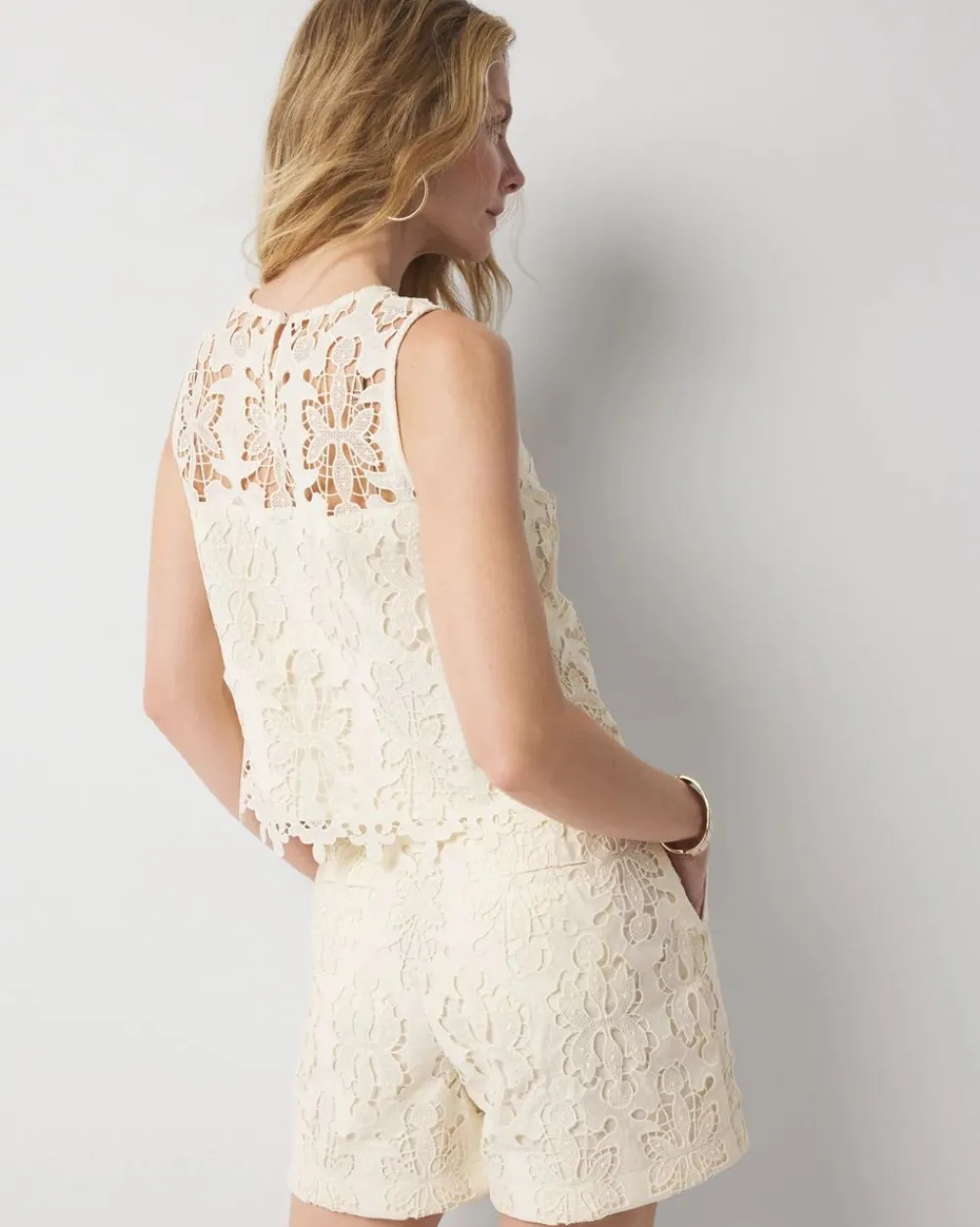Lace Shell*White House Black Market Online