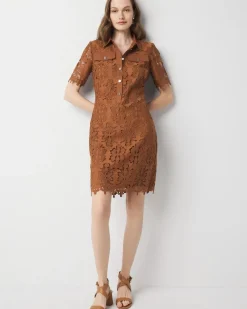 Lace Shirt Dress*White House Black Market Hot