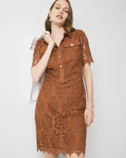 Lace Shirt Dress*White House Black Market Hot