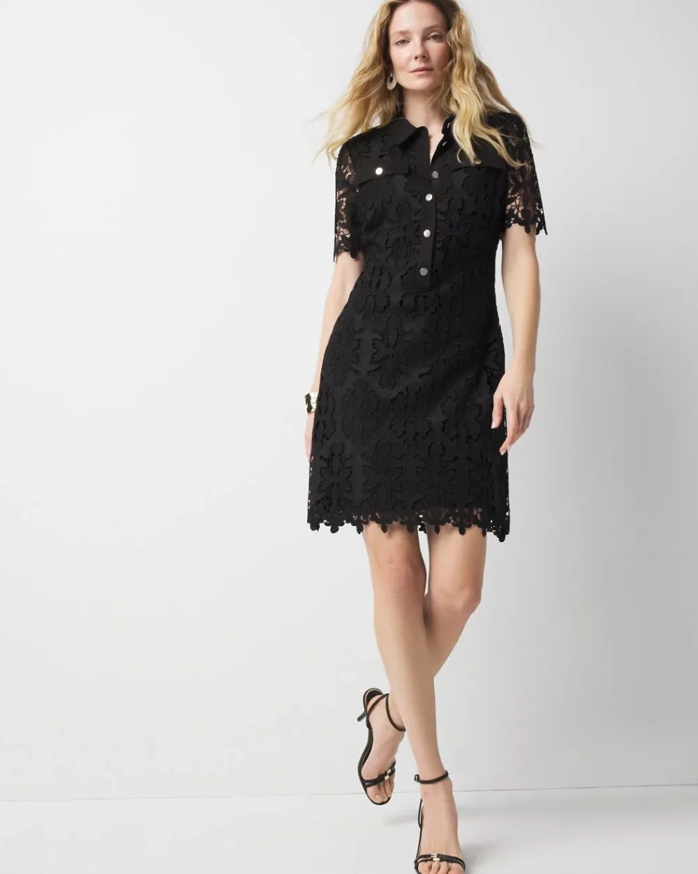 Lace Shirt Dress*White House Black Market Best