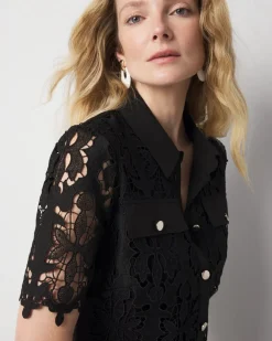 Lace Shirt Dress*White House Black Market Best