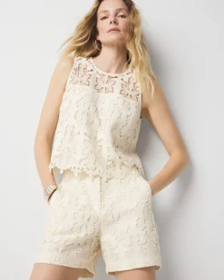 Lace Short*White House Black Market Best