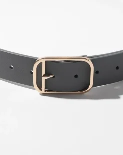 Leather Denim Belt*White House Black Market Discount