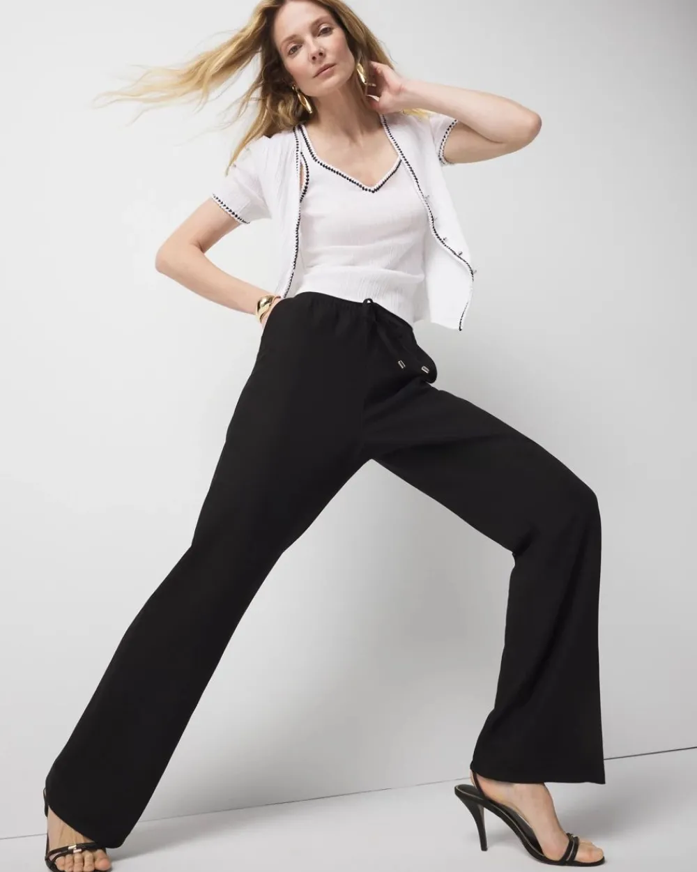 Lightweight Everyday Trouser*White House Black Market Discount
