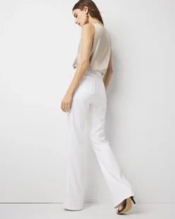 Linen Flare Trouser*White House Black Market Sale