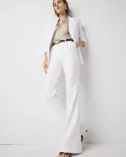 Linen Flare Trouser*White House Black Market Sale