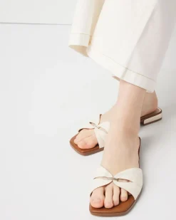 Linen Flat Sandal*White House Black Market Sale
