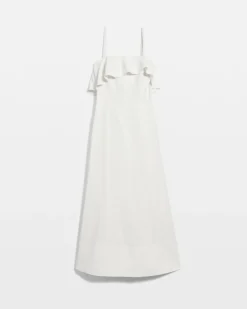 Linen-Blend Strapless Maxi Dress*White House Black Market Outlet