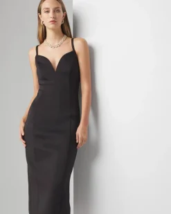 Little Black Midi Dress*White House Black Market Discount