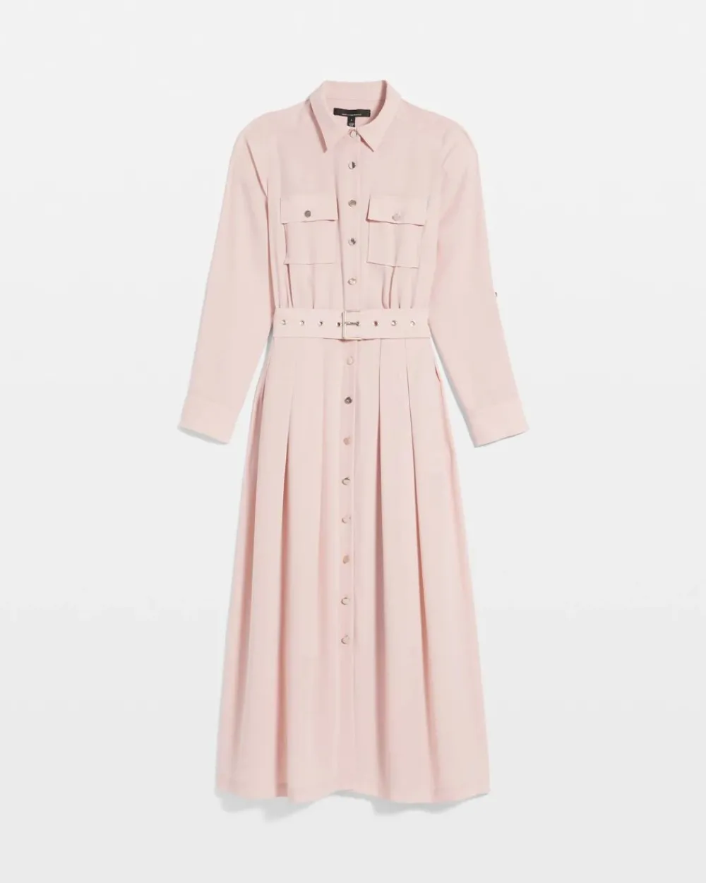 Long Sleeve Utility Shirt Dress*White House Black Market Clearance