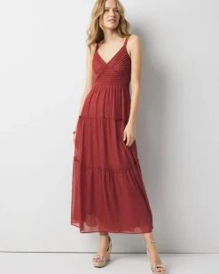 Lurex Midi Dress*White House Black Market Clearance
