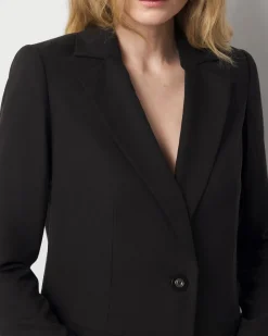 Lyocell-Blend One-Button Blazer*White House Black Market Outlet