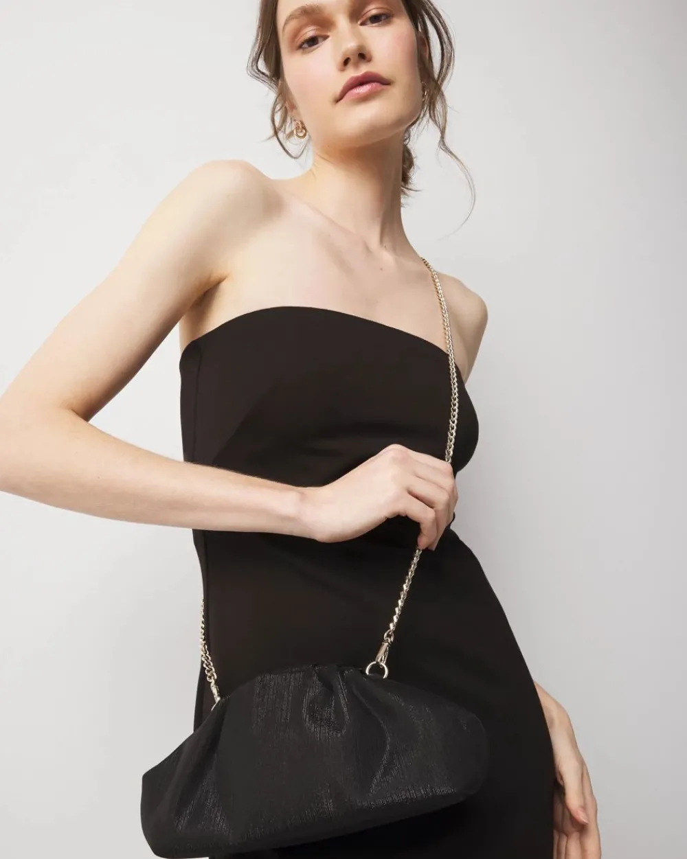 Metallic Clutch*White House Black Market Outlet