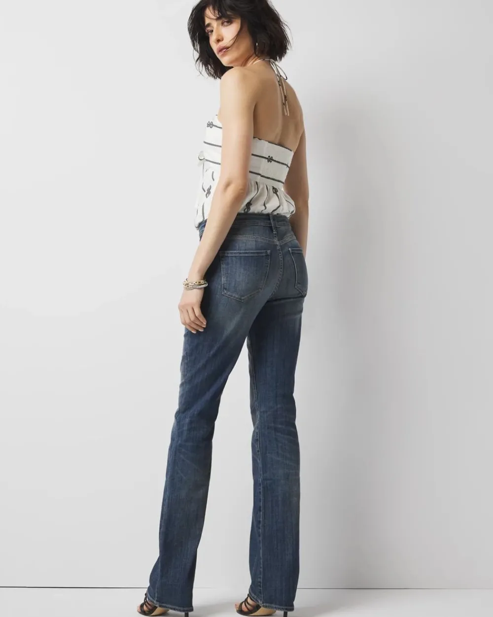 Mid-Rise Bootcut Jeans*White House Black Market Discount
