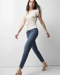 Mid-Rise Girlfriend Jean*White House Black Market Clearance