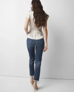 Mid-Rise Girlfriend Jean*White House Black Market Clearance