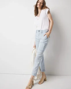 Mid-Rise Pret-A-Pedi Straight Cropped Pant*White House Black Market Best