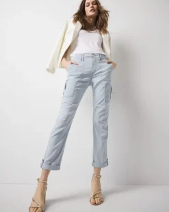 Mid-Rise Pret-A-Pedi Straight Cropped Pant*White House Black Market Best