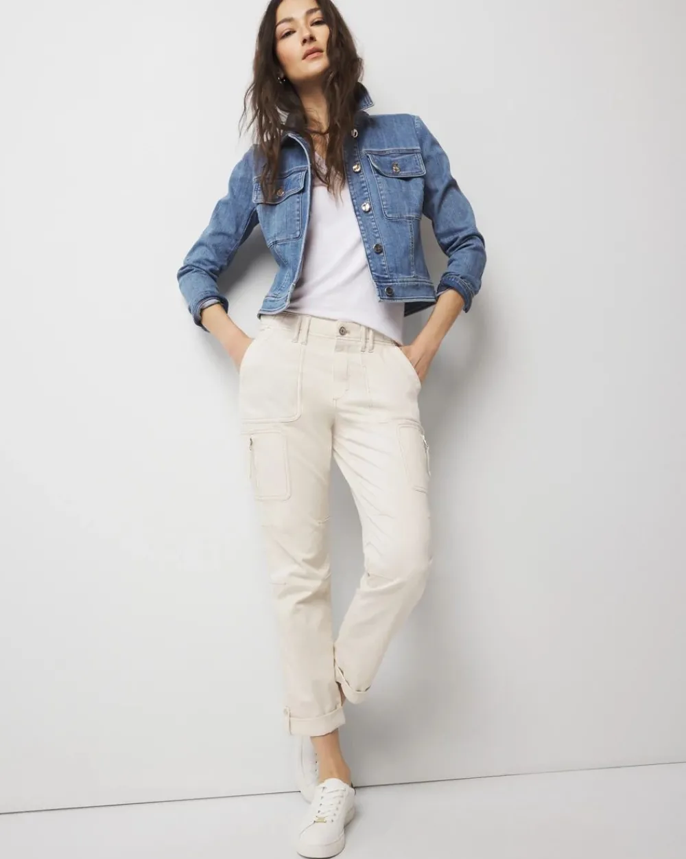 Mid-Rise Pret-A-Pedi Straight Cropped Pants*White House Black Market Best
