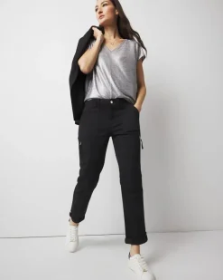 Mid-Rise Pret-A-Pedi Straight Cropped Pants*White House Black Market Best
