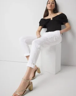 Mid-Rise Pret-A-Pedi Straight Cropped Pants*White House Black Market Outlet