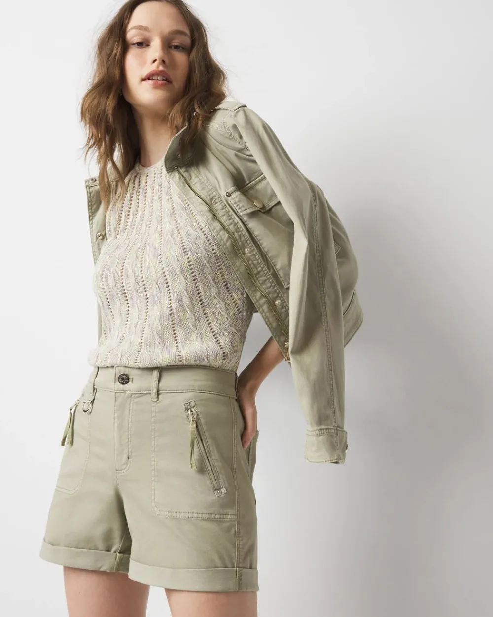 Mid-Rise Pret-A-Play Shorts*White House Black Market Online
