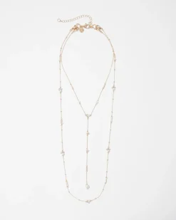 Mixed Media Convertible Y Necklace*White House Black Market Discount