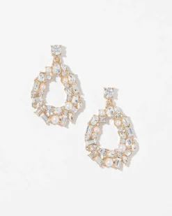 Mixed Media Drop Earrings*White House Black Market Sale