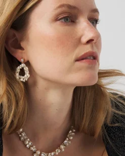 Mixed Media Drop Earrings*White House Black Market Sale