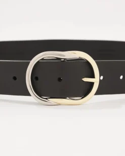 Mixed Metal Buckle Belt*White House Black Market Online