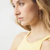 Mixed Metal Links Drop Earrings*White House Black Market Outlet