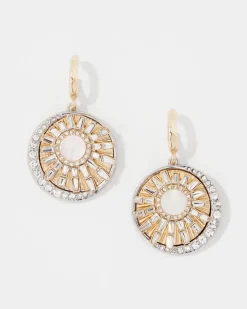 Mother of Pearl Charm Drop Earrings*White House Black Market Online