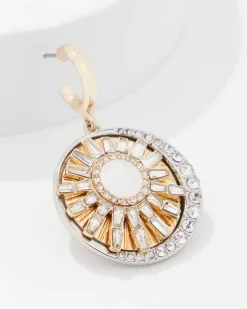 Mother of Pearl Charm Drop Earrings*White House Black Market Online