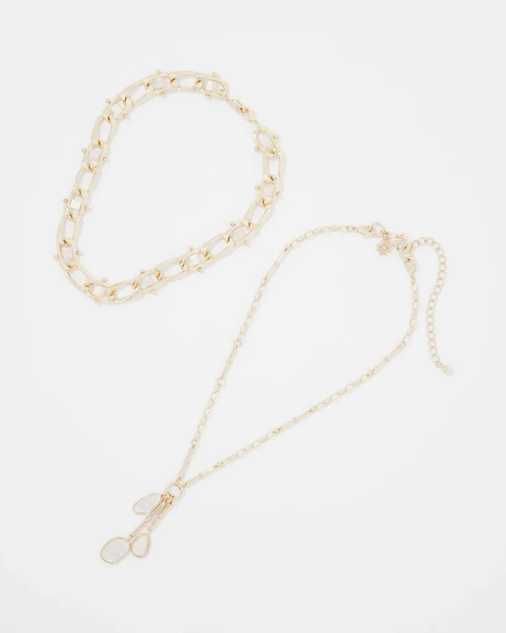 Mother of Pearl Charm Necklace*White House Black Market Sale