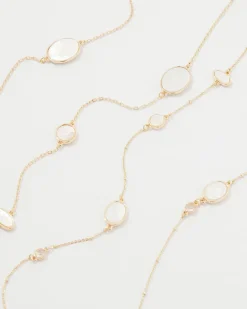 Mother of Pearl Convertible Necklace*White House Black Market Clearance