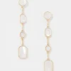 Mother of Pearl Linear Drop Earrings*White House Black Market Sale