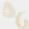 Mother of Pearl Small Hoop Earrings*White House Black Market Hot