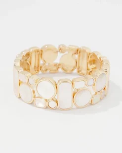 Mother of Pearl Stretch Bracelet*White House Black Market Discount