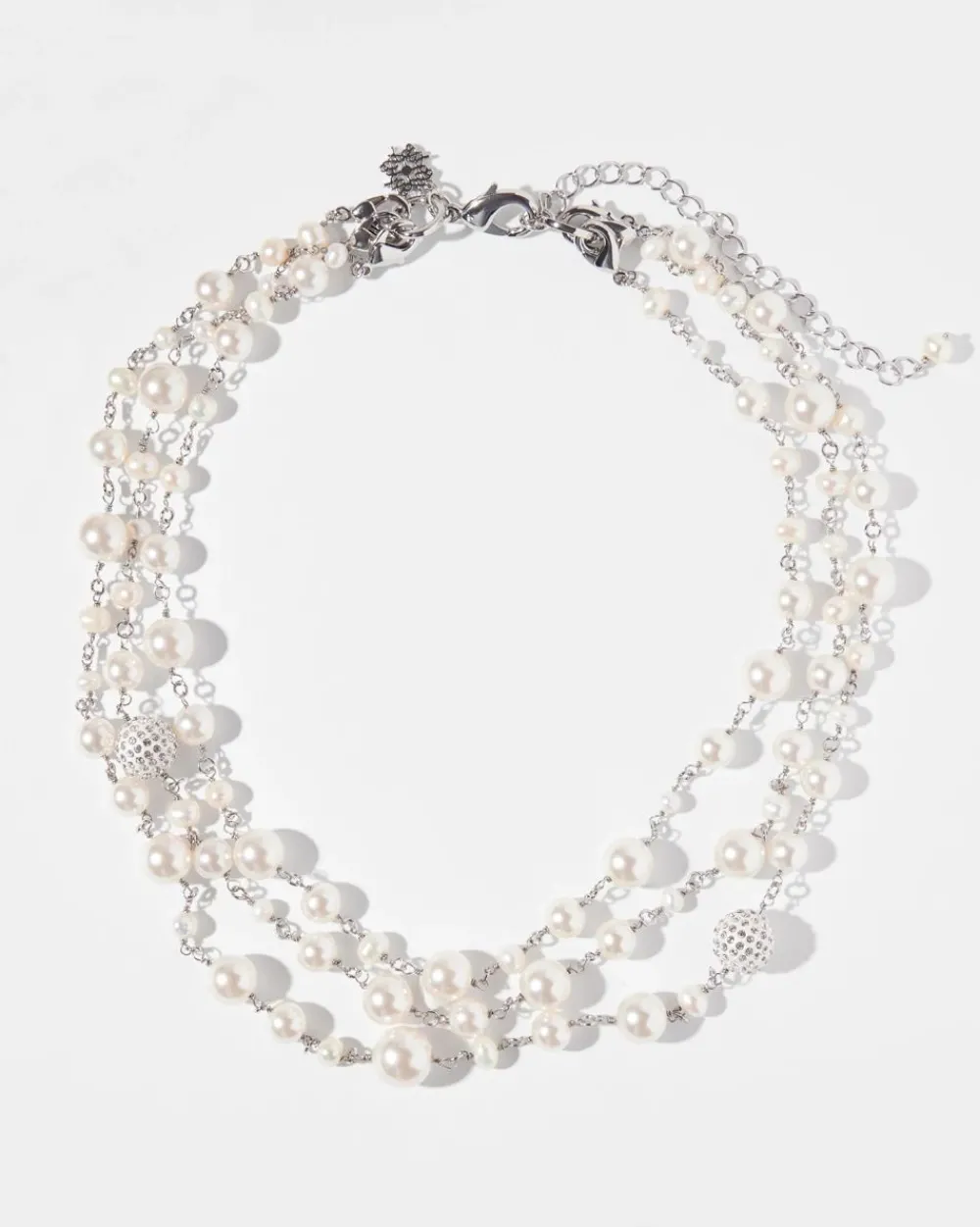 Multi Pearl Strand Necklace*White House Black Market Outlet