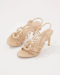 Neutral Strappy Sandal*White House Black Market Discount