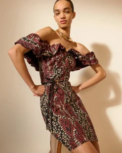 Off-the-Shoulder Poplin Mini Dress*White House Black Market Discount