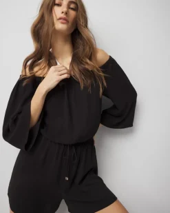 Off-the-Shoulder Romper*White House Black Market Best