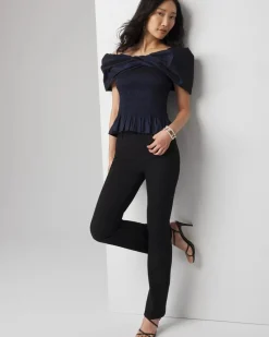 Off-the-Shoulder Taffeta Bustier*White House Black Market Sale