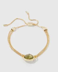 Olive + Gold Bracelet*White House Black Market Outlet