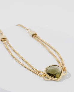 Olive + Gold Bracelet*White House Black Market Outlet